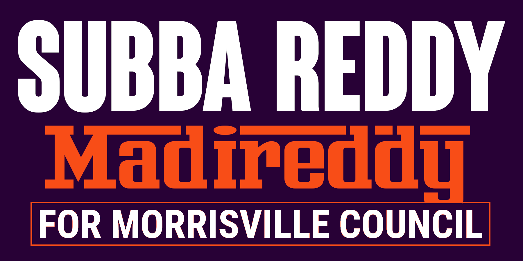Subba Reddy for Morrisville